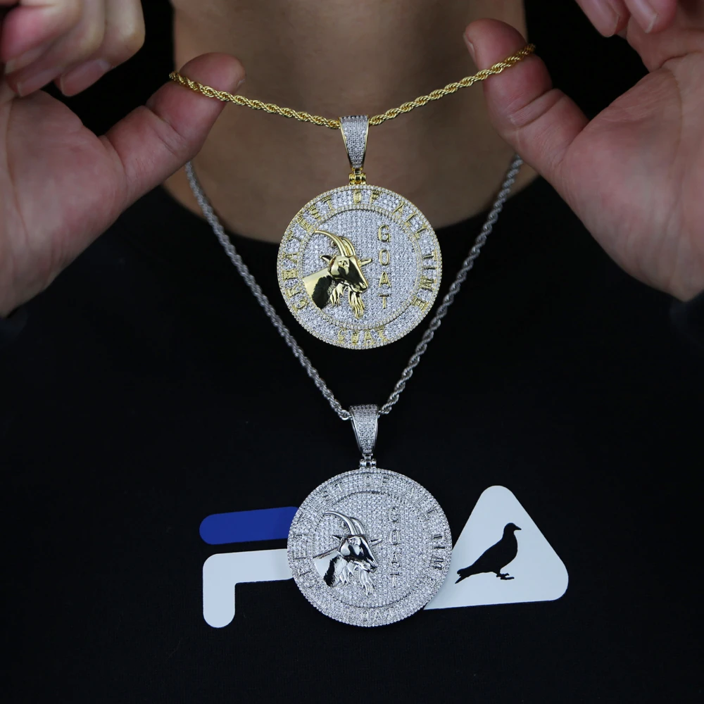 2025 Iced Out Bling Silver Gold Color Hip Hop Fashion