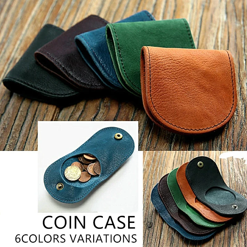 Women's Small Genuine Leather Coin Wallet