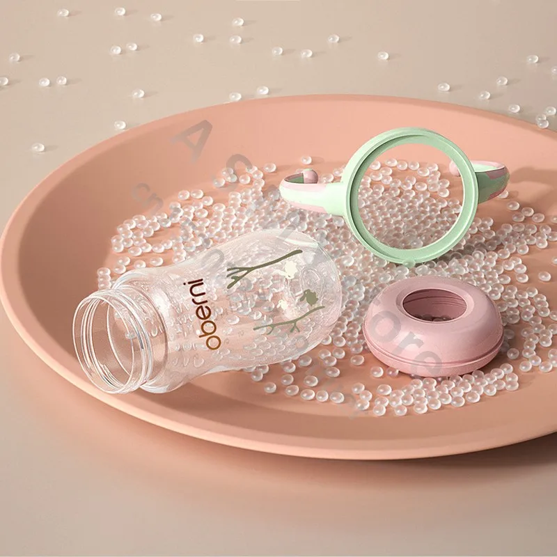 Newborn milk bottle/270ML 330ML large capacity milk bottle/drinking bottle/BPA-free/anti-fall/anti-colic PP milk bottles 5