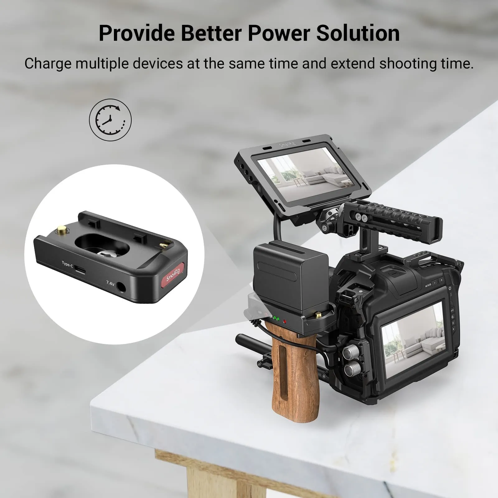 NP-F Battery Adapter Plate Professional Edition for Sony BMPCC 4K/6K Camera And