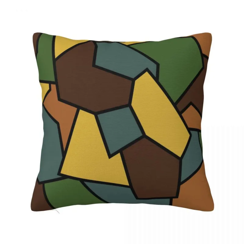 

German Camouflage Camo Pillowcase Soft Fabric Cushion Cover Decor Popular Pillow Cover Zippered 40X40cm