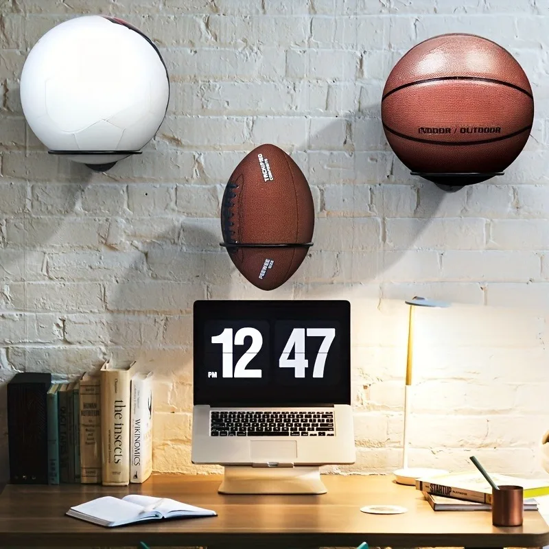 Basketball Volleyball Soccer Display Holders Wall Ball Rack Football Display Racks sports ball display stand sports ball storage rack