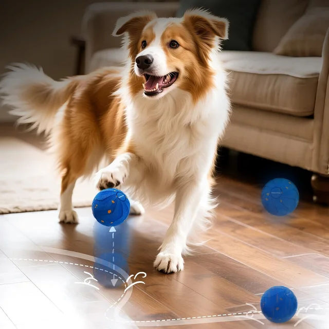 Smart Interactive Dog Toy, made from E-TPU material,Is specifically designed for medium and large dogs.The toy for your beloved. 6