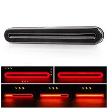 3 In 1 Waterproof 12V 24 Truck LED Tail Light Rear Lamp Stop Reverse Safety Indicator Fog Lights for Trailer Truck Car Taillight 
