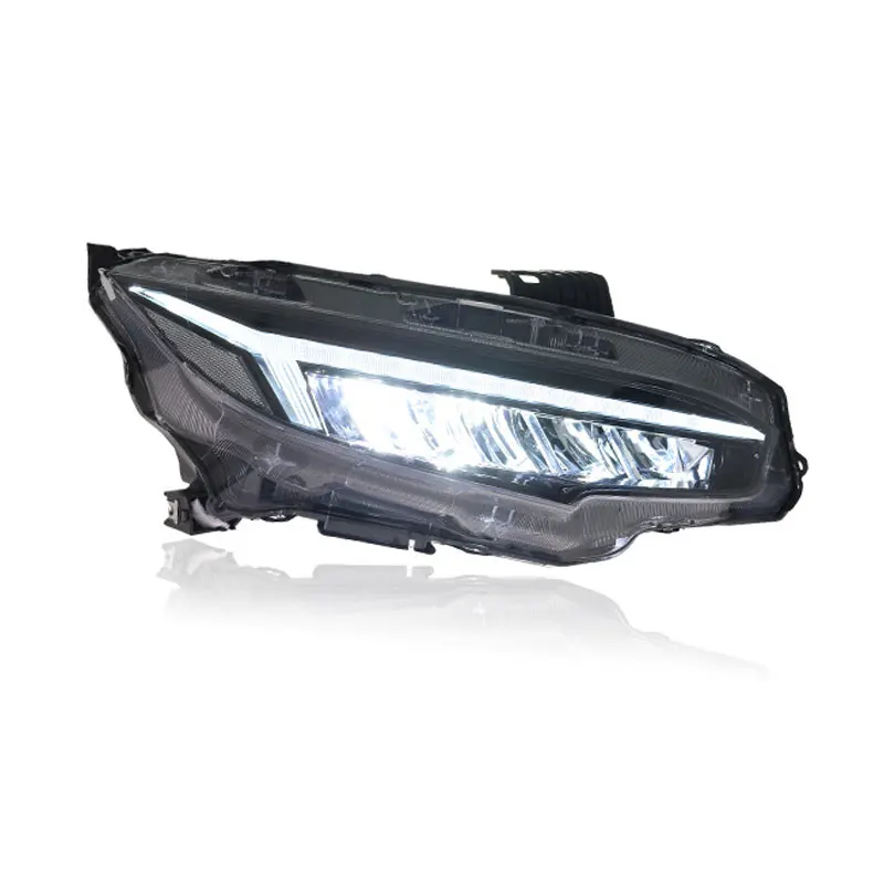 Headlights Headlamps Assembly For Honda 10TH Civic sedan 2016-2021 LED taillights total line lights brake lights reverse lights - Image 4
