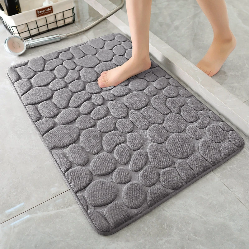Memory Foam Bathroom Rug Super Absorbent Non Slip Memory Foam Shower