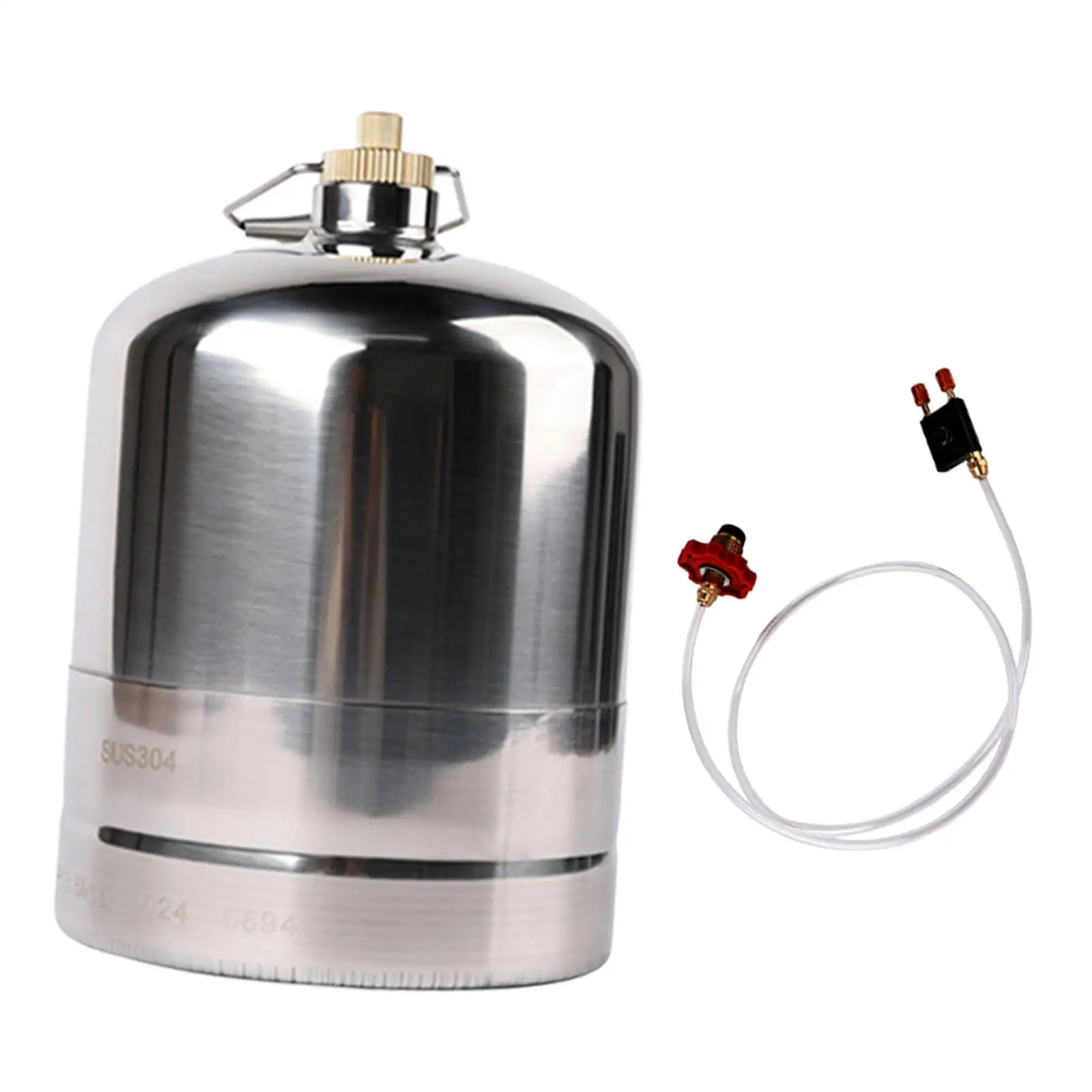 Stainless Steel Gas Bottle Inflatable Cylinder Gas Tank Fishing Fuel Boat Gas Stainless Steel Gas Bottle Inflatable Cylinder Gas Tank Fishing Fuel Boat Gas