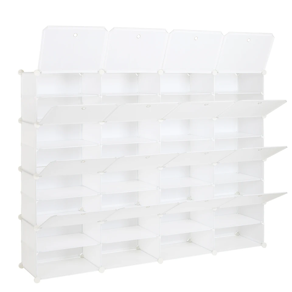 8 Tier Portable Shoe Rack Organizer Storage Cabinet