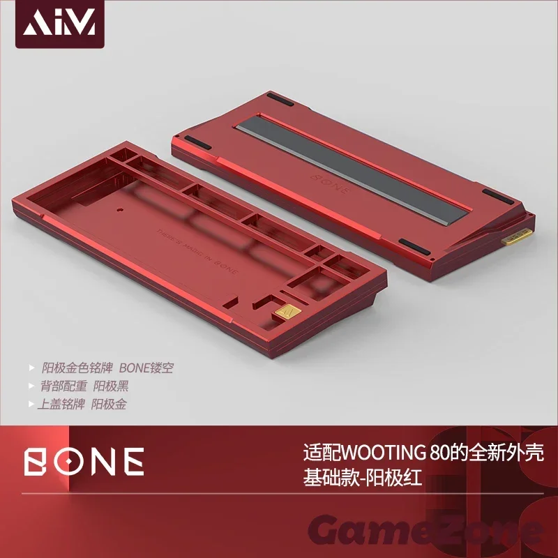 Aim Bone80 Mechanical Keyboard Case Aluminium Pcb Alloy Custom