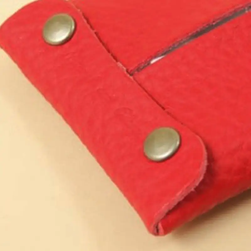 Pocket Tissue Bag Reusable Soft Tissue Holder Tissue Storage Bag Paper PU Leather Case Sanitary Bags For Bathroom Small Items 5