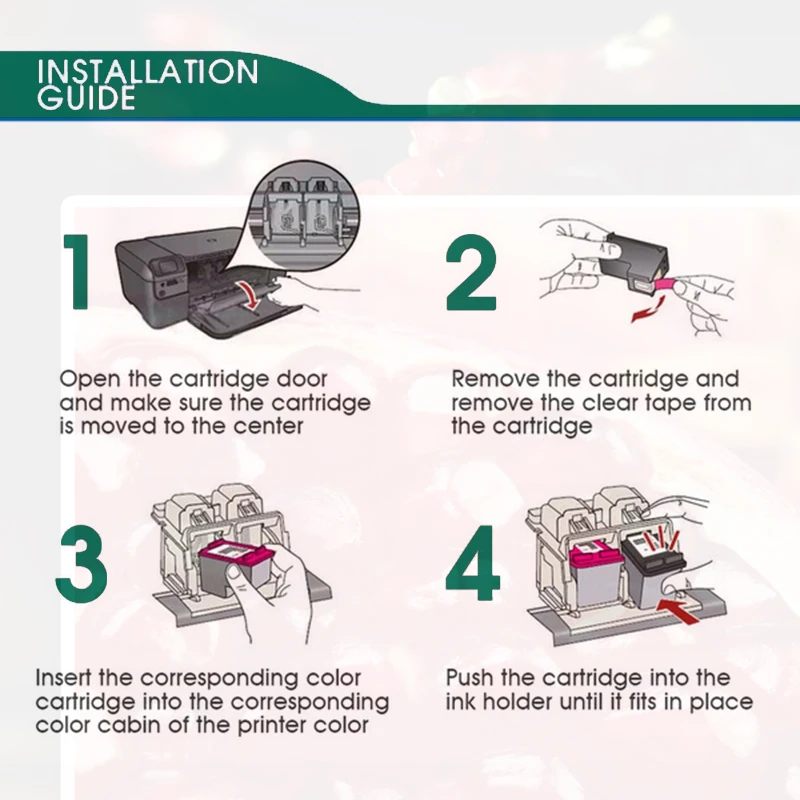Cartouches D'encre Compatibles HP 901 XL - Pour OfficeJet J4550, 4580, 4585, Neuf