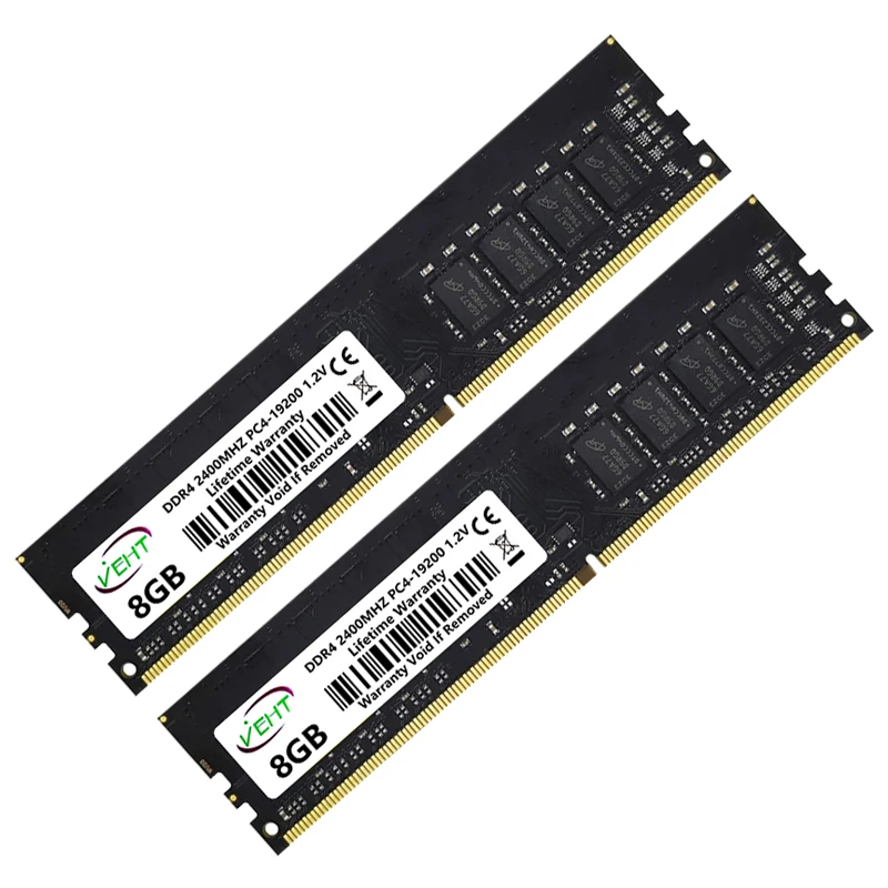 Desktop Ram Memory DDR2 DDR3 DDR4 4GB 8GB 16GB PC3 1.5V 8500 10600 12800 PC4 1.2V 2133 2400 2666Mhz Non-ECC DIMM