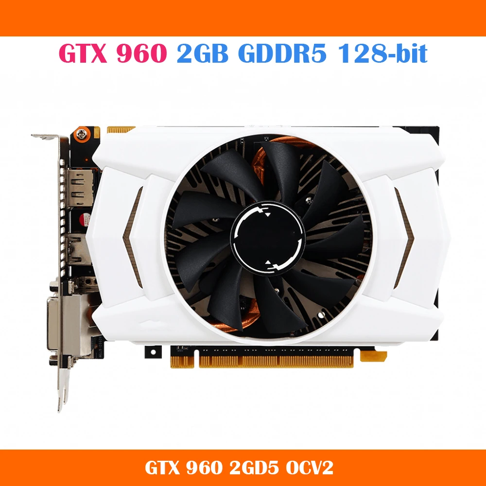 GTX 960 2GB Graphics Card For Msi GDDR5 7010MHz Video Card Original Quality Work Fine graphics cards computer Graphics Cards