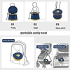 Innovative 2-in-1 Foldable Travel Toilet, Children's Travel Toilet - Suitable for Long Distance Travel of Boys and Girls 6
