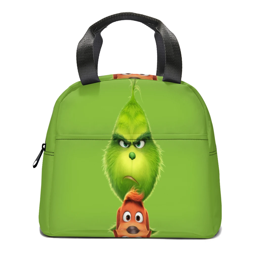 

Cartoon G-Grinchh Kids Insulated Thermal Cooler Bag Lunch bag Drink Storage Camping Bags Outdoor Cooler Box beach Portable