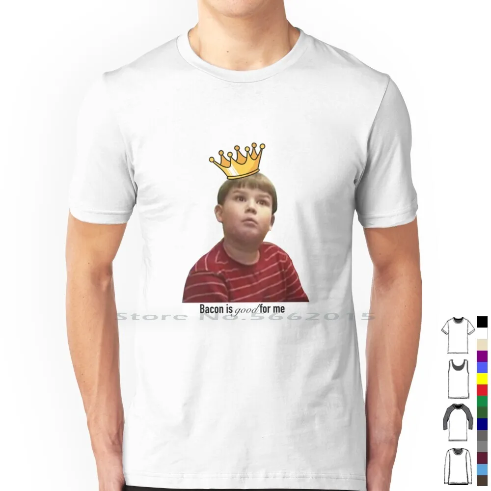 KingCurtisBaconIsGoodForMeTShirt100CottonKingCurtisBacon