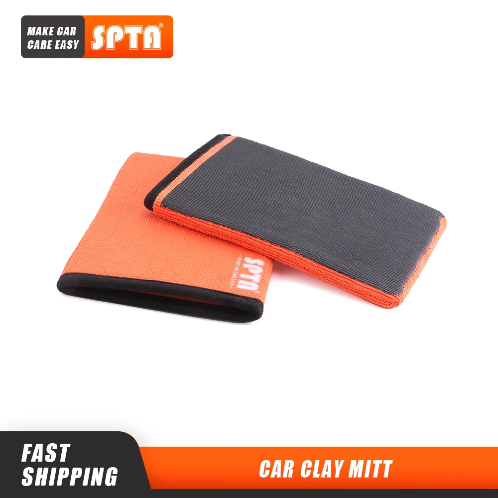 Car Cleaning Gloves Microfiber Car Mitt Microfiber Cleaning Gloves Microfiber Washing Gloves Microfiber Gloves SPTA Magic Clay Bar Mitt Microfiber Washing Gloves Car Cleaning Tools Towel Detailing Cloth Eraser