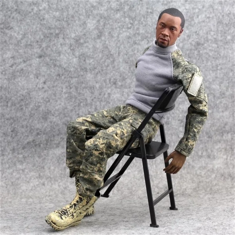 

1/6 модные аксессуары для солдатиков складной стул пепельница Non DAM SS HT модель игрушка подходит для 12 дюймов экшн-фигурка искусственная
