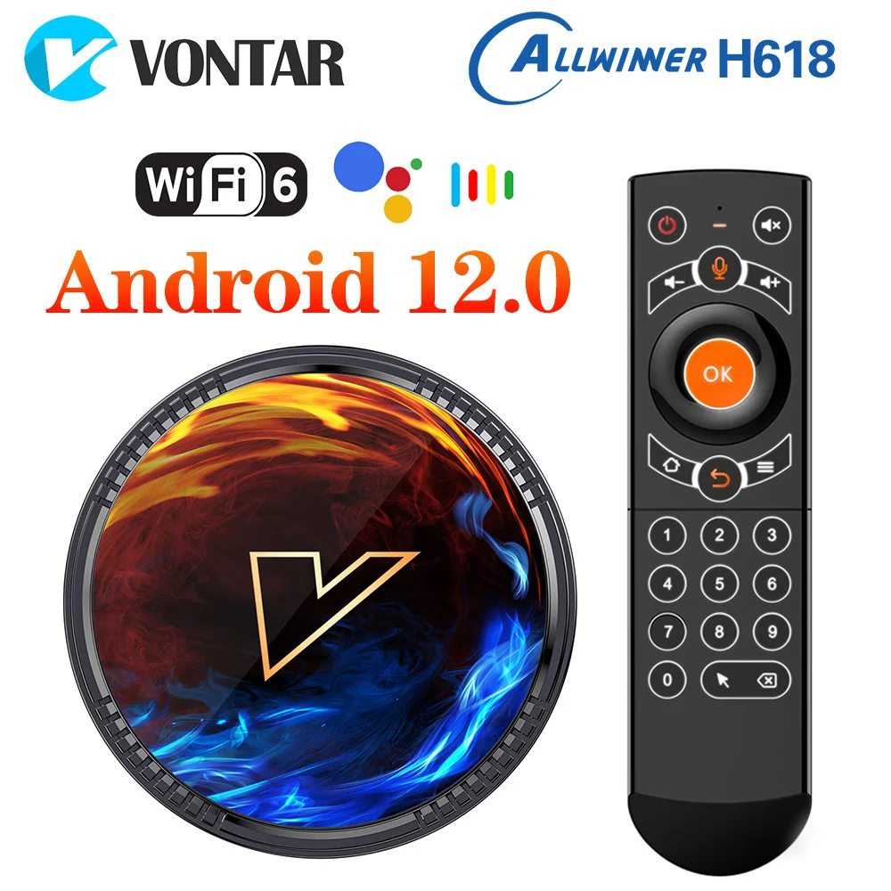 Magcubic Android 12 TV Box Wifi6 HDR10+ Allwinner H618 32G 64G Support 8K  6K 4K BT5.0 Voice Media Player Set top box - AliExpress