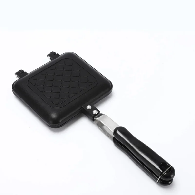 Toasted Sandwich Maker Non-stick Grilled Panini With Insulated Handle Hot Making Machine Kitchen Tools