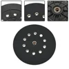 1pcs 215mm Backup 6mm Thread 10 Hole Drywall Sander Hook And Loop Wall Grinding Polishing Plate Sanding Disk Power Tools 1