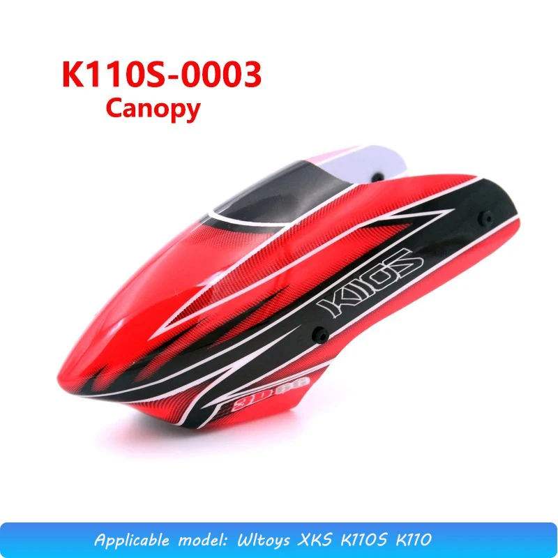 Фото Wltoys XKS K110S K110 телефон с сервоприводом, редукторный мотор, головка, Задний навес, ESC плата для K110S, обновленные детали №2