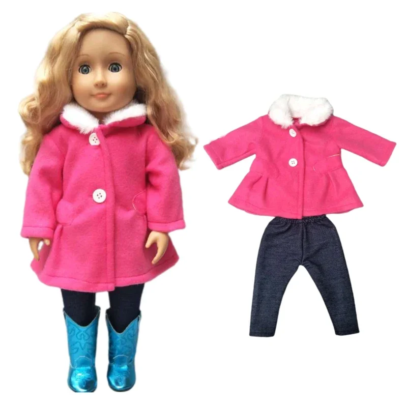 Deluxe Fashion Outfit Set for 18 Dolls - Stylish Jacket and Pants Combo