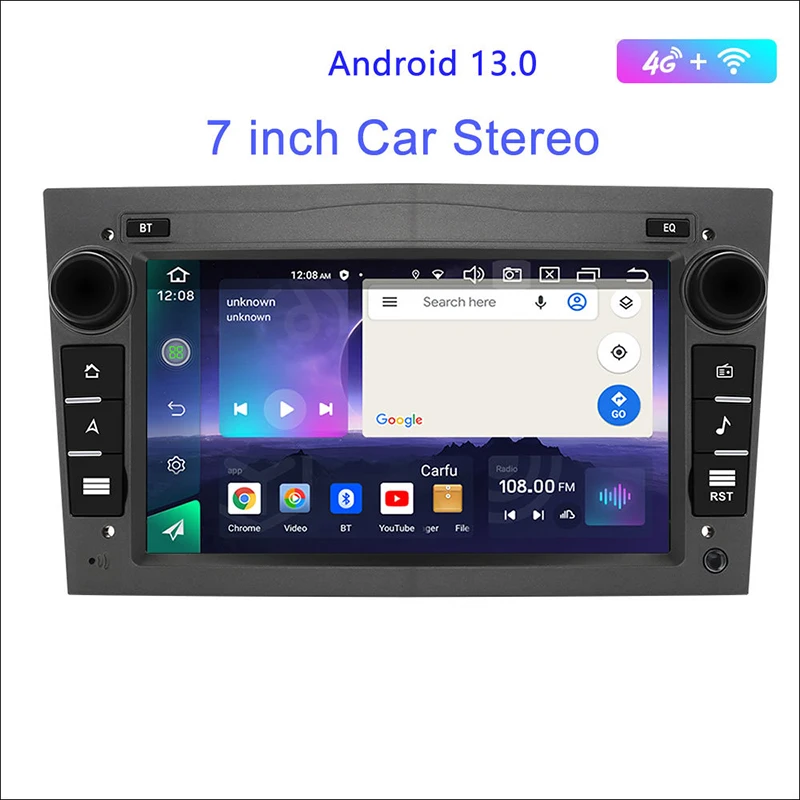 7 inch car phone android car navigator MP5 player GPS all-in-one black 4G and WIFI music player with display