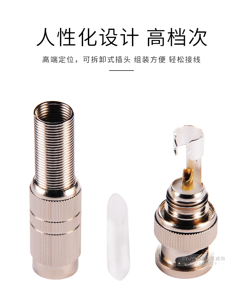 BNC Q9-Stecker HD-SDI-Überwachungsvideokamera-Anschluss Oszilloskop 50/75 Ohm Q9-Stecker 3G-SDI-Übertragung 2k – Detail 4