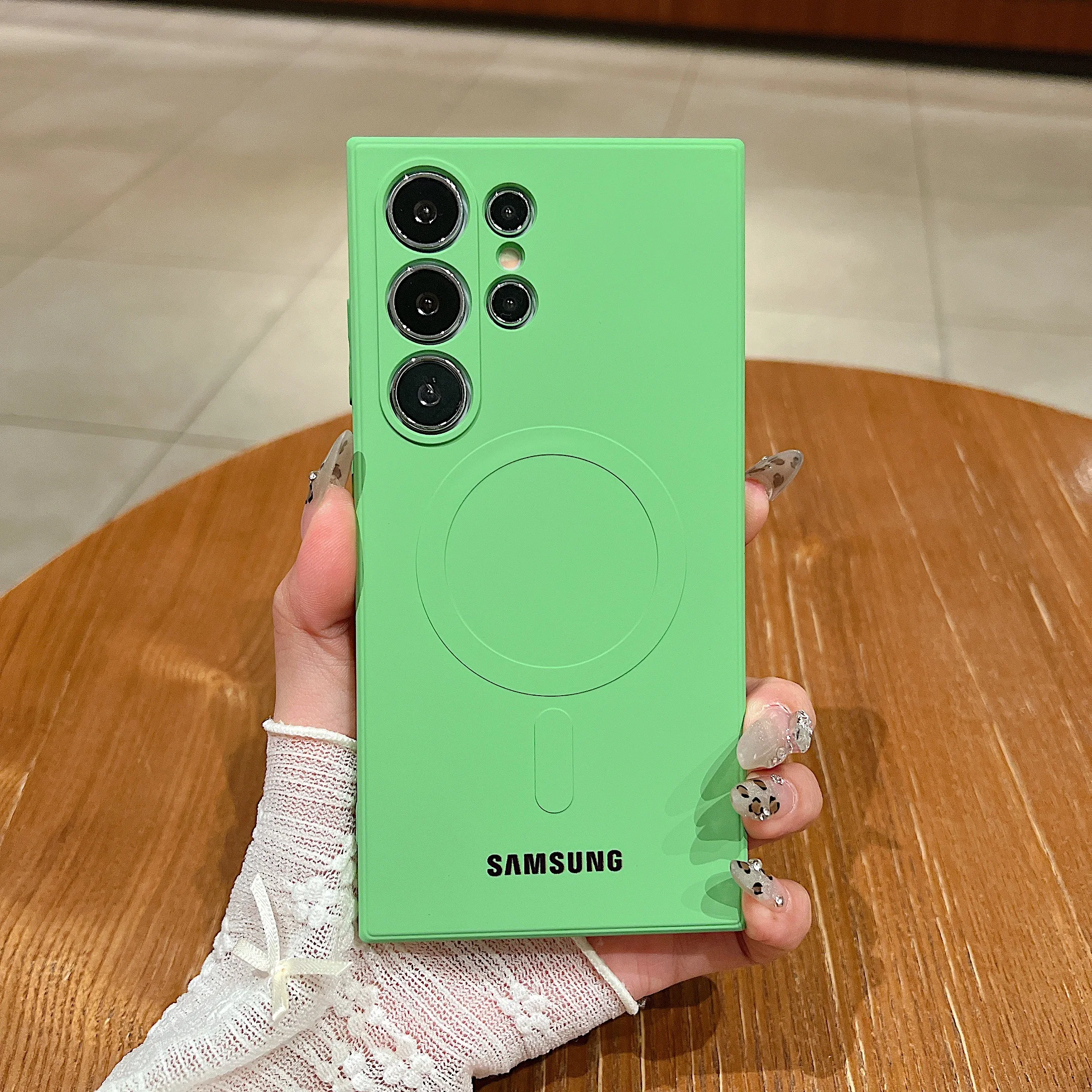 Enhanced Magnetic Silicone Case with Lens Protection - Soft Cover