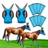 Horse Leggings Preventing Flies Mesh Fly Boot Horse boot leg covers and horse fly masks Anti Fly Stretchy Knitted Mesh Mask 4