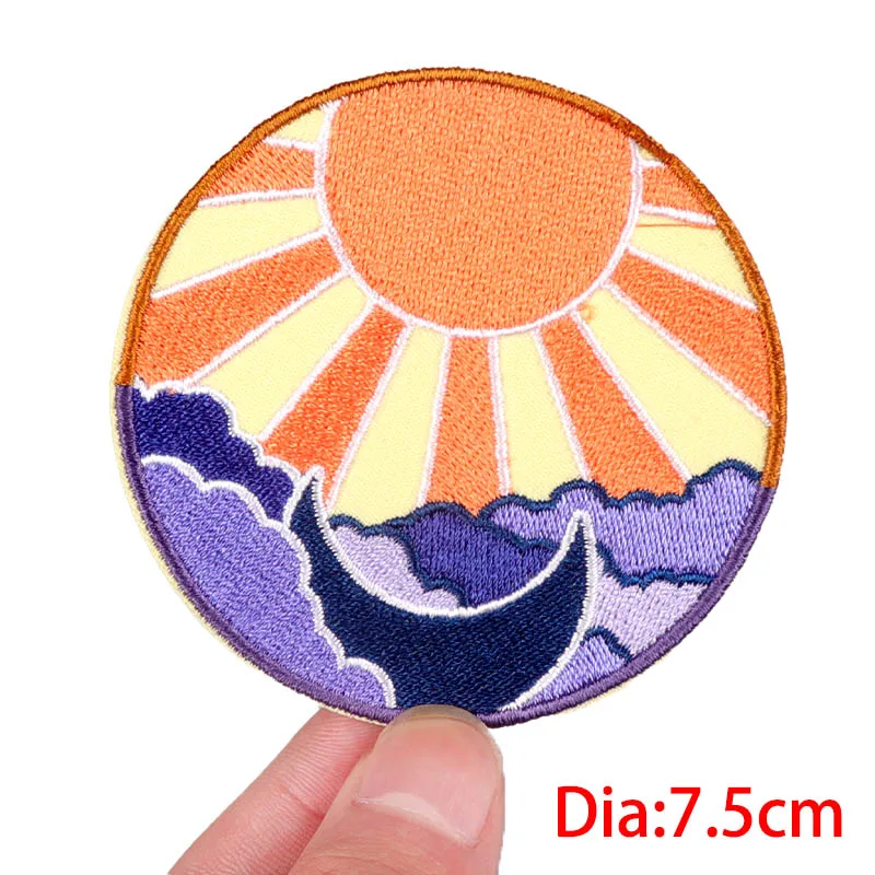 Raum Patch Planeten Eisen Auf Patches Für Kleidung Wale Gestickte Patches Auf Jacken Kleidung Nähen Patches DIY Aufkleber Abzeichen – Detail 9