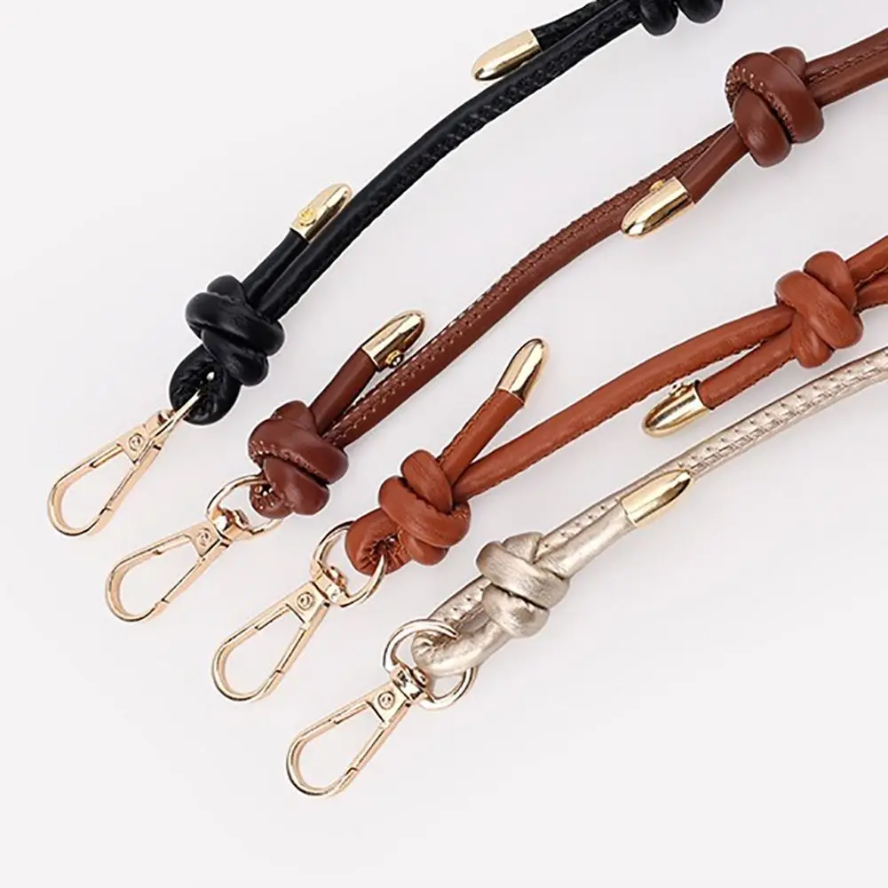 Elegant PU Leather Adjustable Shoulder Bag Strap - Solid Color Handbag Accessory