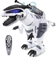 RC  Dinosaur Robot IR Induction Gestures Touch Remote Control Toys Interactive Intelligent Launch kids boy Musical War Dragon 1