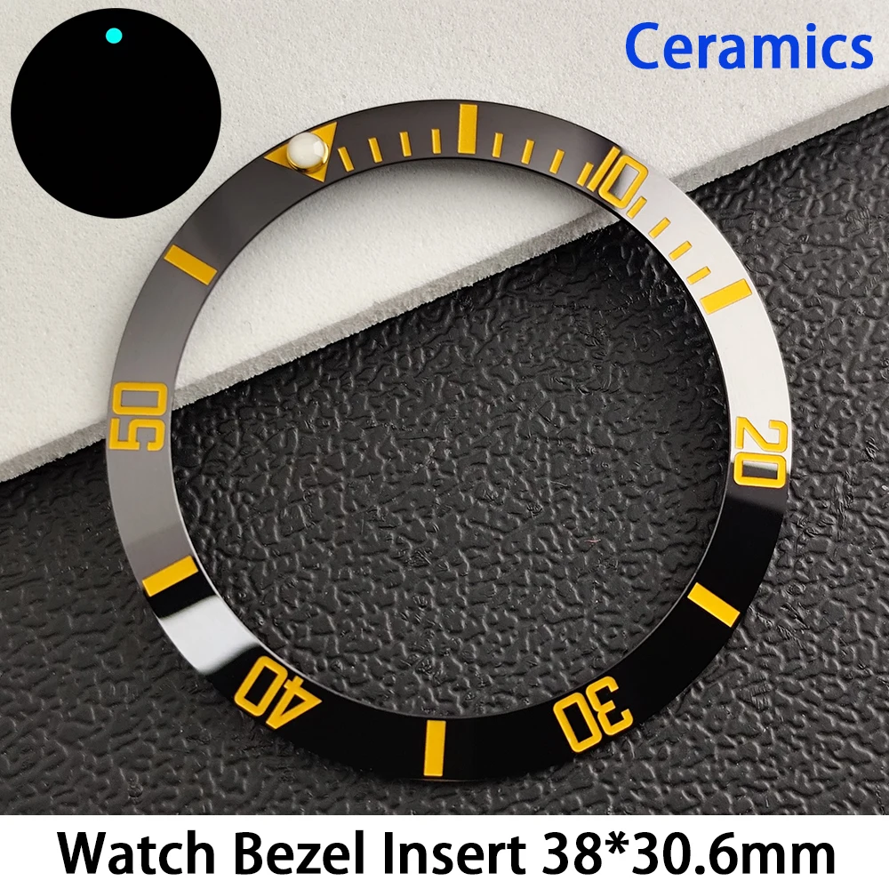 Premium 38mm Sloping Aluminum-Ceramic Bezel Insert