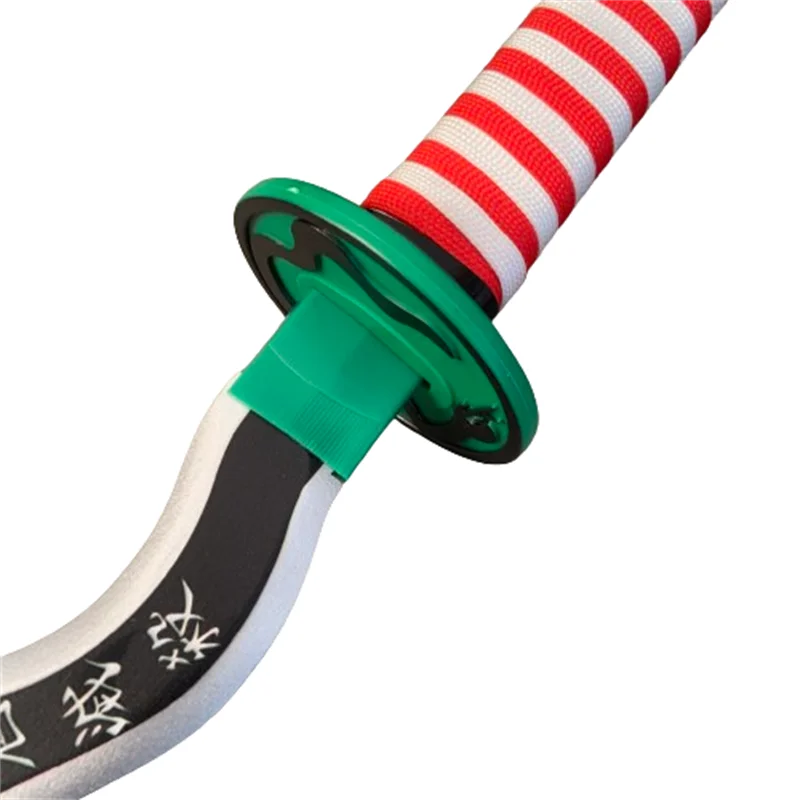 Neuestes Cosplay Iguro Obanai Anime Bambus 24-Zoll Katana Schwert Rollenspiel 60cm Modell – Detail 15