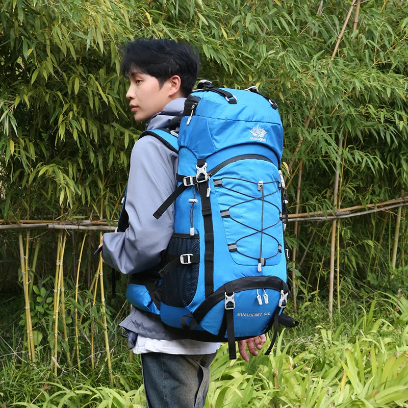 Storage Bag Storage Box Foldable Storage Bags Travel Storage Bags Travel Organizer Bags 60L Hiking Backpack Men Outdoor Waterproof Mountaineering Backpacks Large Capacity Travel Camping Storage Bags 2296