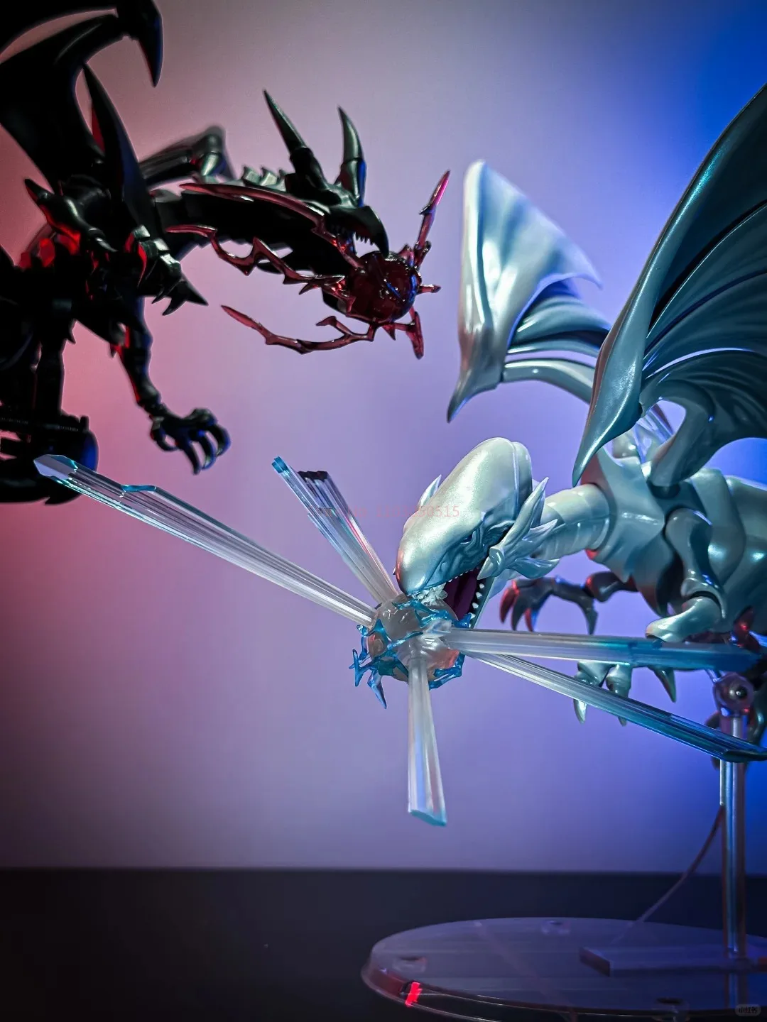 バンダイ-子供のための黒いドラゴンのモデルキット,アニメのアクション