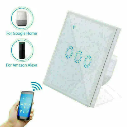 WiFi Smart Light Switch Wall Remote Touch Control 1/2/3 Gang Alexa Google home 