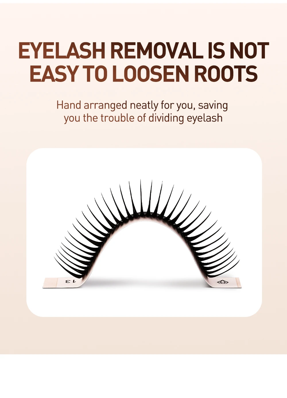 Sakurahana Nasswimpernverlängerung Cosplay Typ Spikes Wimpern Cluster Vorgefertigte Fächer Falsche Wimpern für Make-up Natuhana – Detail 7