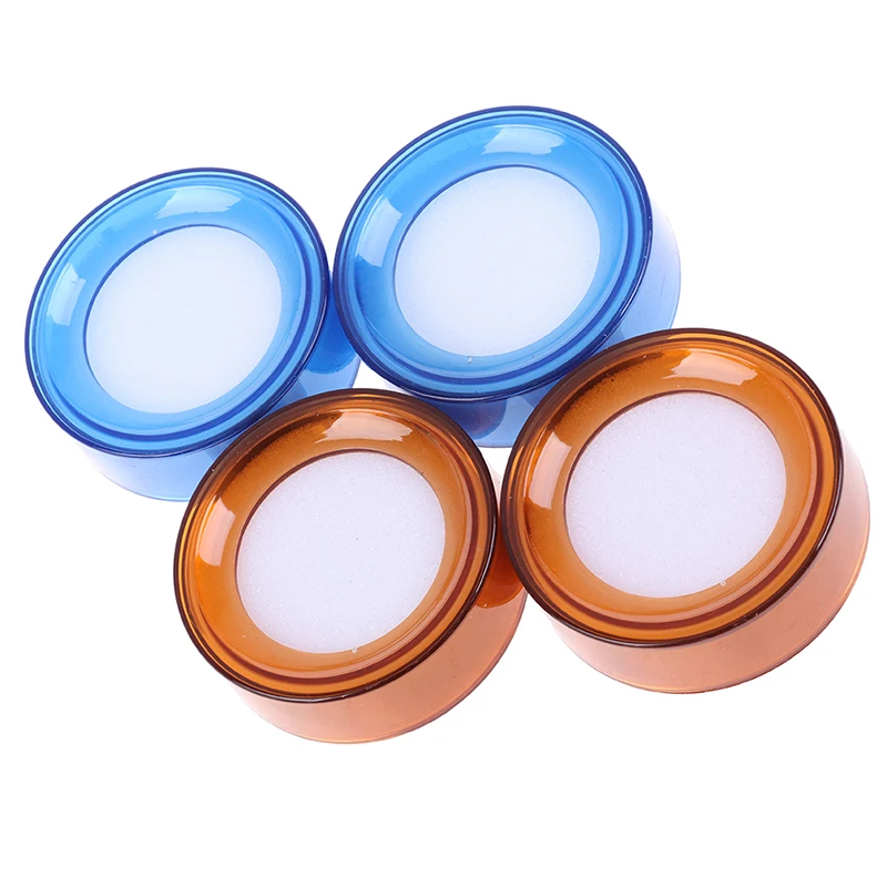 

2PCS/Lot Plastic Round Case Finger Wet Sponge Damper for Casher Count Money