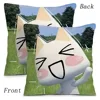 Cartoon Cute Toro Inoue Cat Pillow Covers Cartoon Sofa Decorative Home Double-sided Printing Short Plush Cute Cushion Cover 4