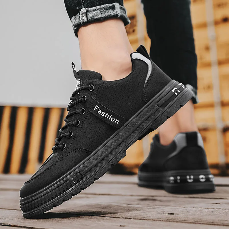 

Кроссовки мужские из нубука, Нескользящие, на шнуровке, роскошные спортивные, Ретро стиль, Рабочая обувь, коричневые, весна-осень