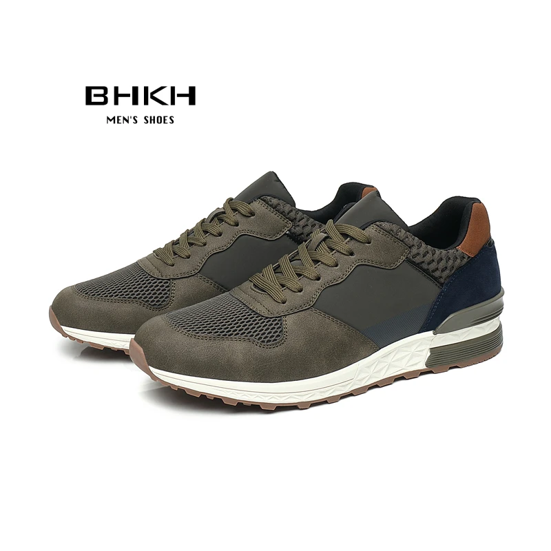 

KNBR Casual Sneakers 2024 Men Trainers Leather Comfy Shoes for Walking Hiking Jogging Sport Men Trainers Men Shoes