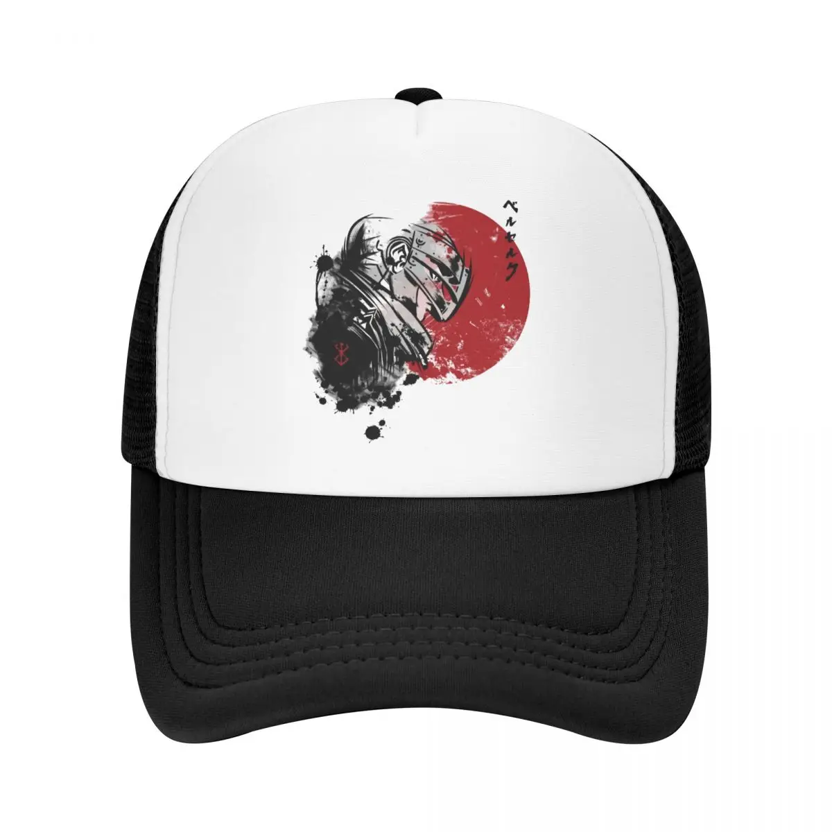

Guts Essential Trucker Hats Berserk Griffith Manga Mesh Net Baseball Cap For Male Female Kpop Snapback Caps Streetwear