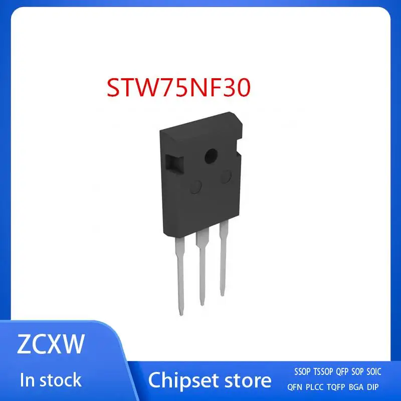

10PCS/LOT STW75NF30 75NF30 STW75NF20 75NF20 TO-247