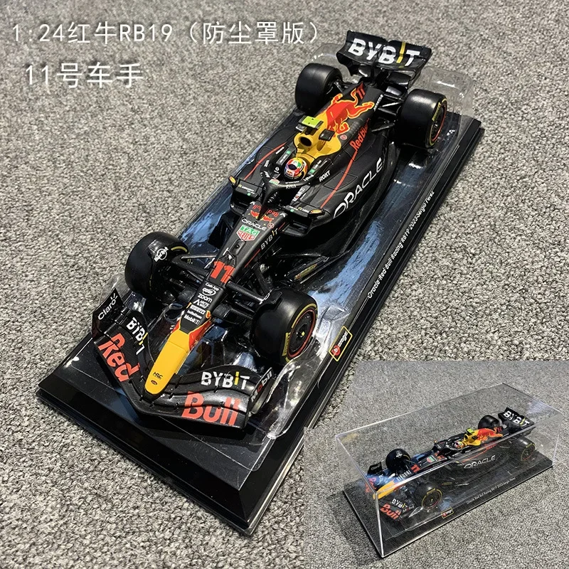 

F1 Red Bull Rb19 2023 Car #1 #11 1:24 Bburago Diecast Model Formula Racing Hardbound Edition Alloy Luxury Vehicle Ornament Gift