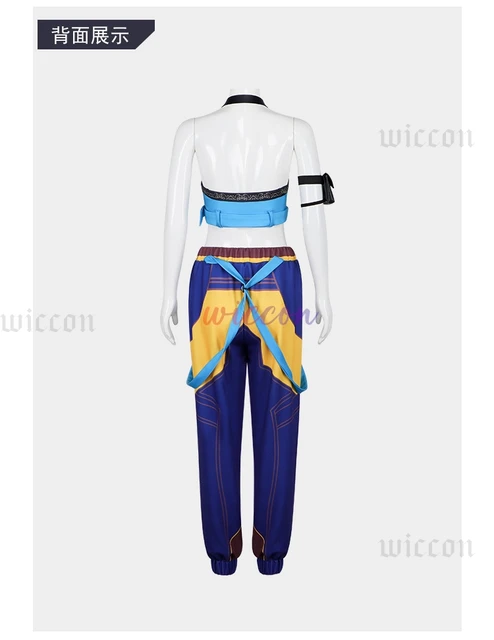 Demon Hunter Rumi Zoey Mira Cosplay Costume For Women - Yellow Jacket & Pants Set For Halloween & Conventions