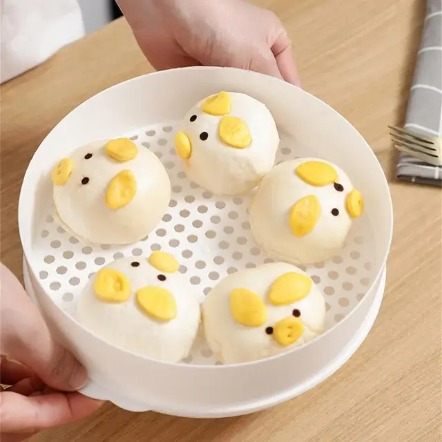 건강하고 맛있는 요리를 빠르고 쉽게 만드는 다층 주방용 전자 레인지 찜기