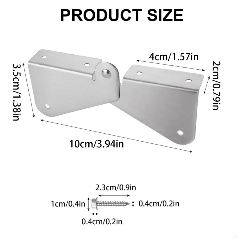 964E Gutter Downspout Hinge Easy Gutter Downspout Hinges for Lawn Maintenance